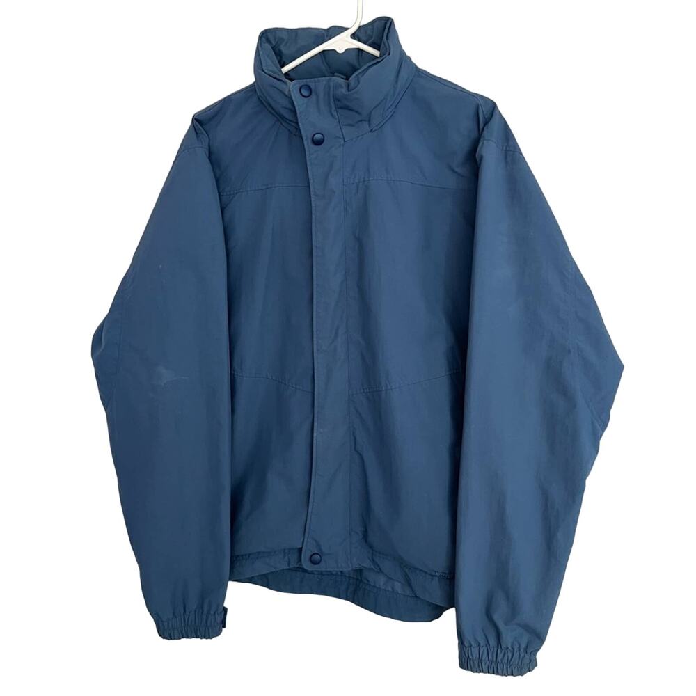 LL BEAN The Weather Channel 3 in 1 Navy Blue Jacket/Parka Men’s Medium